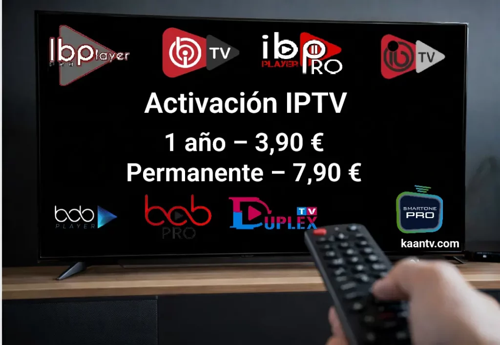 activar apps IPTV como IBO Player, IB Player Pro y Bob Player en Smart TV